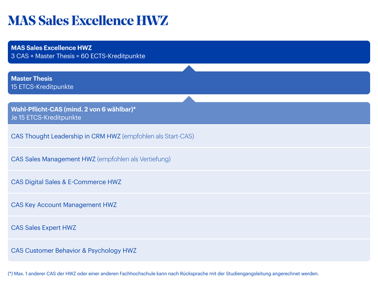 Aufbau MAS Sales Excellence HWZ