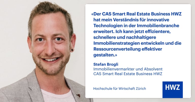 Cas Smart Real Estate Business HWZ - Testimonial Stefan Brogli