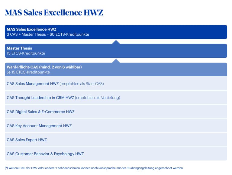 Grafik MAS Sales Excellence HWZ