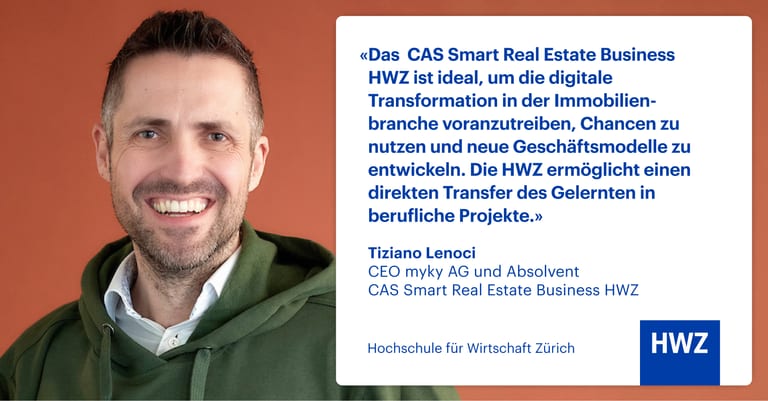 Testimonial Tiziano Lenoci CAS Smart Real Estate Business HWZ