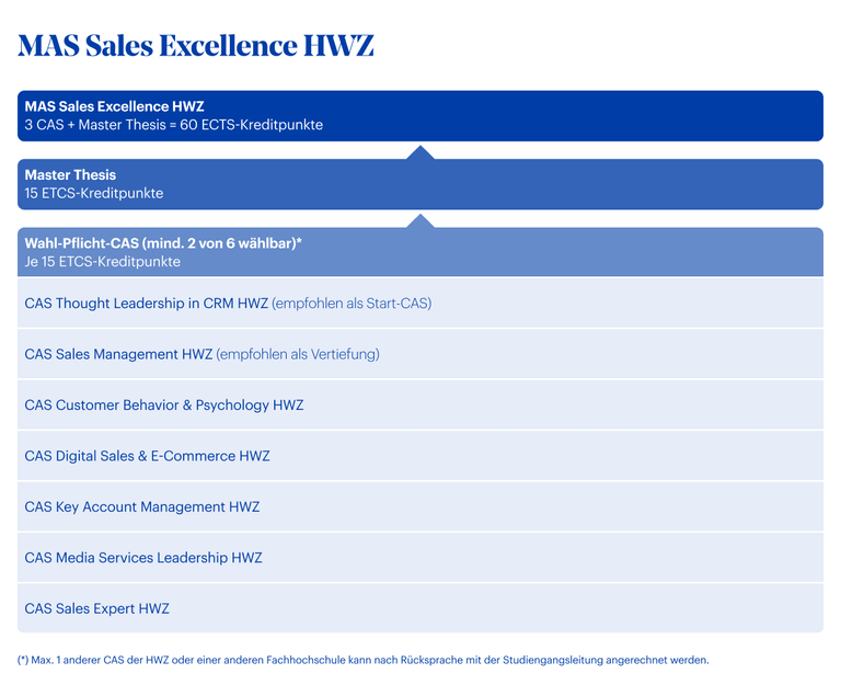 Grafik MAS Sales Excellence HWZ